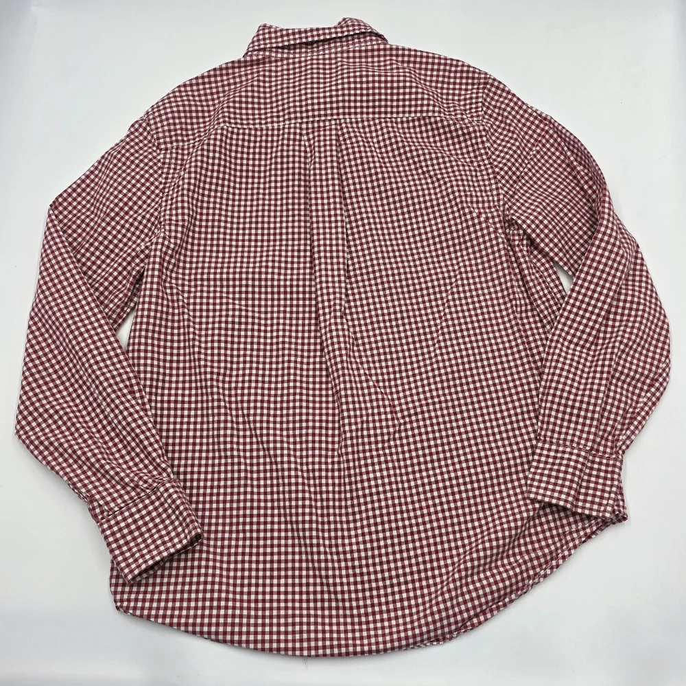 Ralph Lauren boys' red gingham shirt size M